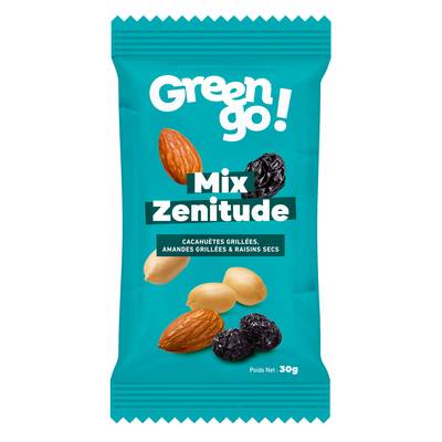 Green Go Mix de fruits secs ZENITUDE, 30g