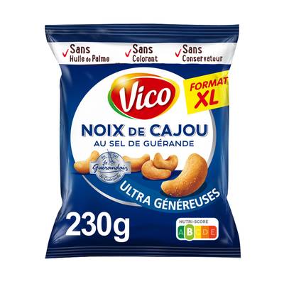 Vico Noix de Cajou au Sel de Guérande, 230g