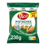 Vico Pistaches Grillées à sec au sel de Guérande, 230g