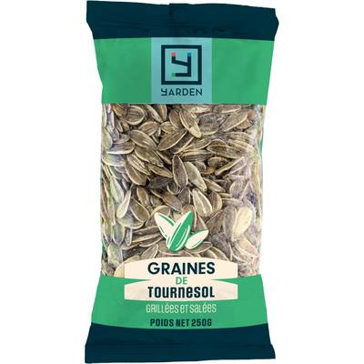 Yarden Graines de Tournesol Grillées et Salées, 250g