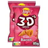 Lay's 3 D'S Bacon, Lot de 2x85g