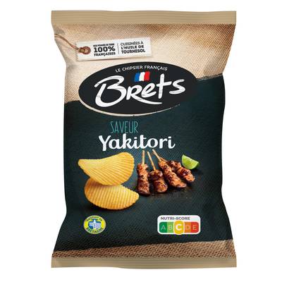 Bret's Chips ondulées saveur yakitori, 125g
