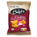 Bret's Chips ondulées saveur cheddar et oignon de Roscoff, 125g