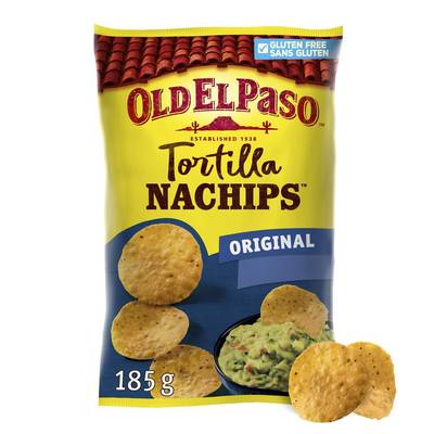 Old el Paso Chips Crunchy nachips original, 185g