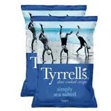 Tyrrell's Chips Nature finement salées, Lot de 2x150g