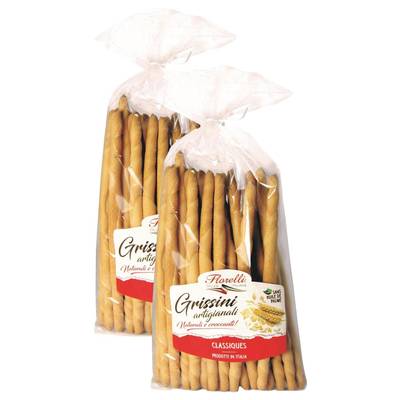 Florelli Gressins Traditionnels Classiques - Grissini, Lot de 2x300g
