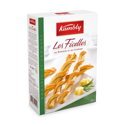 Kambly Ficelles au Romarin et au Fromage, 100g