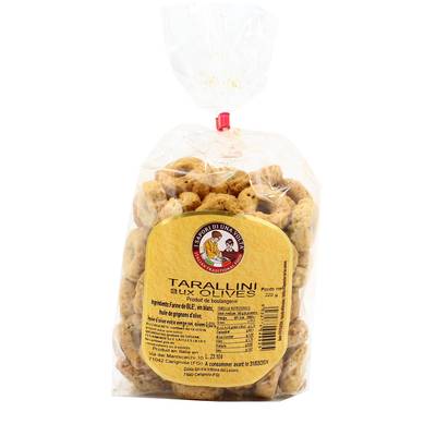 I Sapori Di Una Volta Biscuits Salés Tarallini aux olives, 300g