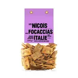 Les niçois Mini Focaccias aux Olives, 200g