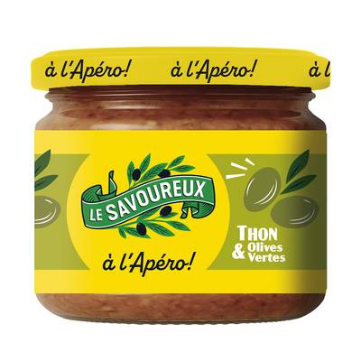 Le Savoureux Tartinable de Thon aux olives vertes, 90g