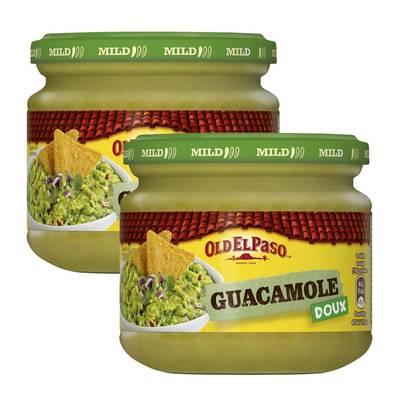 Old el Paso Sauce Guacamole doux - Sauce apéritive à dipper, Lot de 2x320g