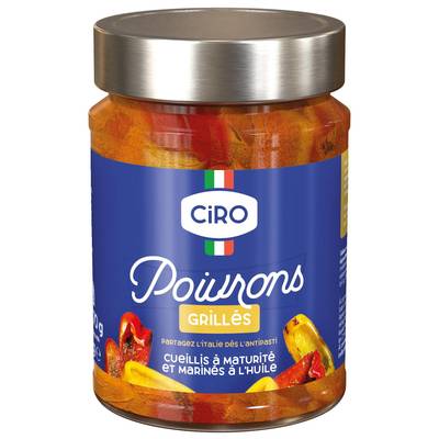 Ciro Poivrons grillés marinés à l'huile, 270g