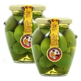 Dilillo Olives vertes bella di Cerignola en bocal, Lot de 2x290g