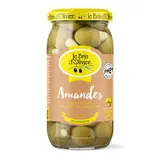 Le Brin d'Olivier Olives Vertes Fourrées aux Amandes en bocal, 200g