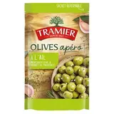 Tramier Olives apéro à l'ail en sachet, 150g