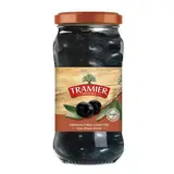 Tramier Olives noires confites dénoyautées et un filet d'huile d'olive en bocal, 250g