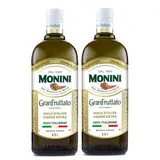 Monini Huile d'olive vierge extra Granfrutta, Lot de 2x75cl