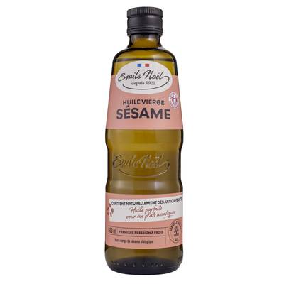 Emile Noël Huile vierge sésame, bio, 50cl
