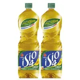Isio 4 - Lesieur Huile Combinée - 4 Huiles de Graines et Touche d'Huile d'Olive Vierge Extra, Lot de 2x1L