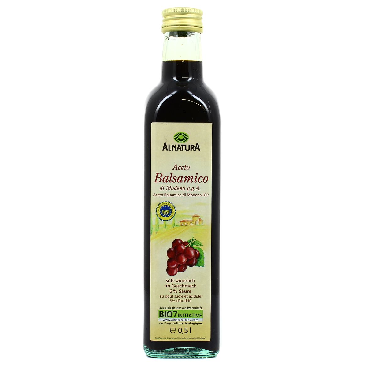 Alnatura Vinaigre balsamique bio, 50cl