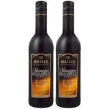 Maille Vinaigre balsamique de Modène IGP en bouteille, Lot de 2x50cl