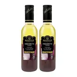 Maille Vinaigrette légère vinaigre de vin rouge échalote oignon rouge en bouteille, Lot de 2x36cl