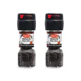 Ducros Poivre Noir Moulin Réglable, Lot de 2x28g
