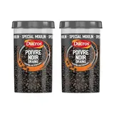 Ducros Poivre noir en grains, Lot de 2x90g