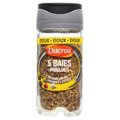 Ducros 5 Baies moulues, 35g