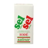 Salinor Gros sel iodé étui carton, 1kg