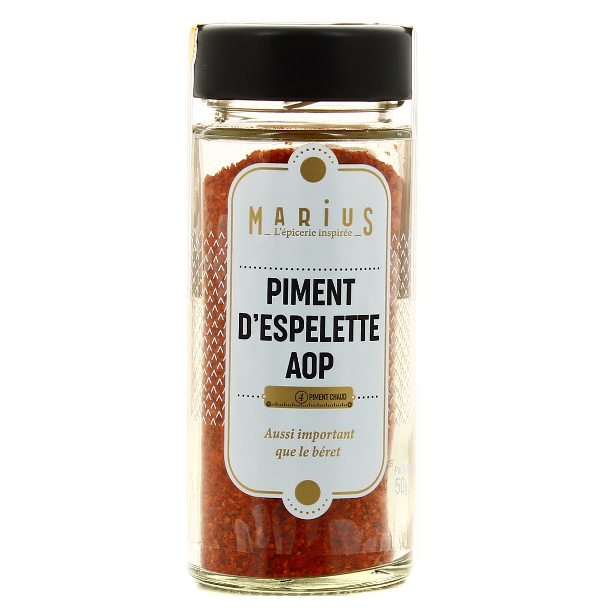 Marius, L'Épicerie Inspirée Piment d'Espelette AOP, 50g