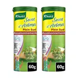 Knorr Assaisonnement poudre secret d'arôme plein sud, Lot de 2x60g