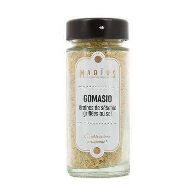 Marius, L'Épicerie Inspirée Gomasio - Graine de Sésame Grillés au Sel, 45g