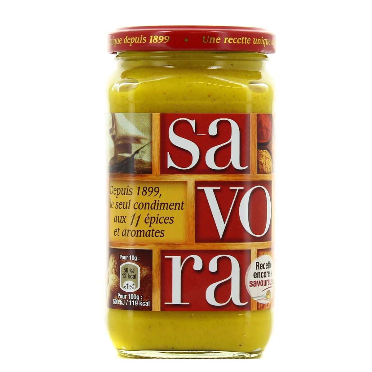 Amora Savora, Spécialité à la Moutarde de Dijon, aux Epices et Aromates, 385g