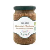 Bioster Moutarde à l'Ancienne bio aux graines origine France, 200g