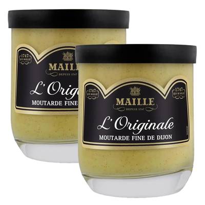 Maille Moutarde Fine de Dijon - L'Originale, Lot de 2x165g