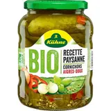 Kühne Cornichons aigres-doux Recette Paysanne Bio, 380g
