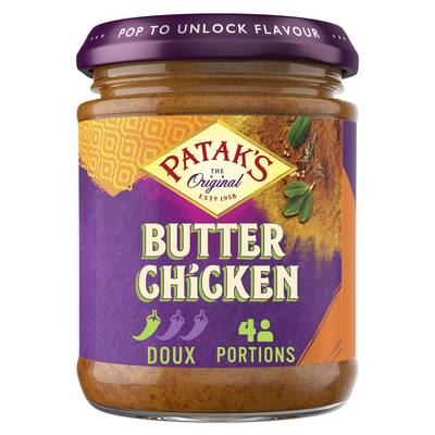 Patak's Original Pâte Curry Butter Chicken Doux, 165g
