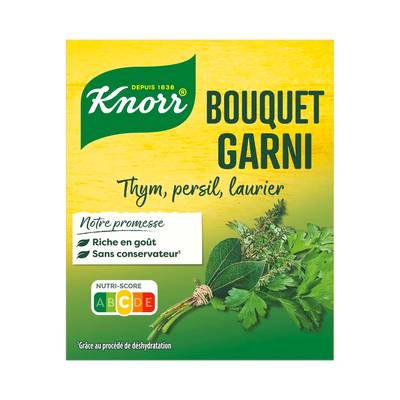 Knorr Bouillon bouquet garni thym persil laurier - 9 cubes, 9x11g