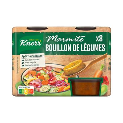 Knorr Marmite de bouillon légumes, 8x28g