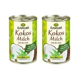Alnatura Lait de coco bio, Lot de 2x40cl