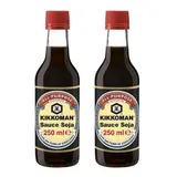 Kikkoman Sauce Soja fermentation naturelle en bouteille, Lot de 2x25cl