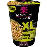 Tanoshi - Japon Nouilles Japonaises Saveur Poulet Goma Shoyu XL en Cup, 100g