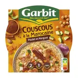 Garbit Couscous à la marocaine en barquette individuelle micro-ondable, 285g