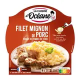 La Cuisine d'Océane Filet Mignon de Porc et Écrasé de Pommes de Terre en barquette individuelle micro-ondable, 300g