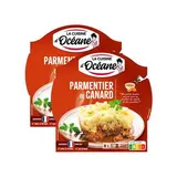 La Cuisine d'Océane Parmentier de Canard en barquette individuelle micro-ondable, Lot de 2x300g