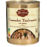 Maison Rivière Cassoulet Toulousain au Porc en conserve pour 2, 840g