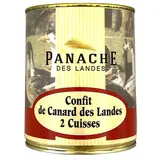 Panache Des Landes Confit de Canard des Landes IGP 2 cuisses en conserve, 780g