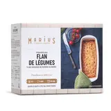 Marius, L'Épicerie Inspirée Flan de légumes et son concassé de tomates au basilic - Préparation pour 4/5 personnes, 560g