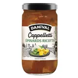 Danival Cappelletti ricotta épinard bio en bocal, 670g